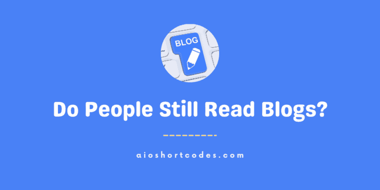 do people still read blogs