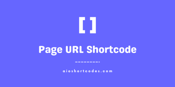 page url shortcode