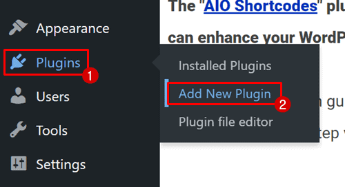 wordpress add new plugin