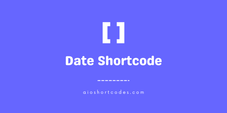 wordpress date shortcode